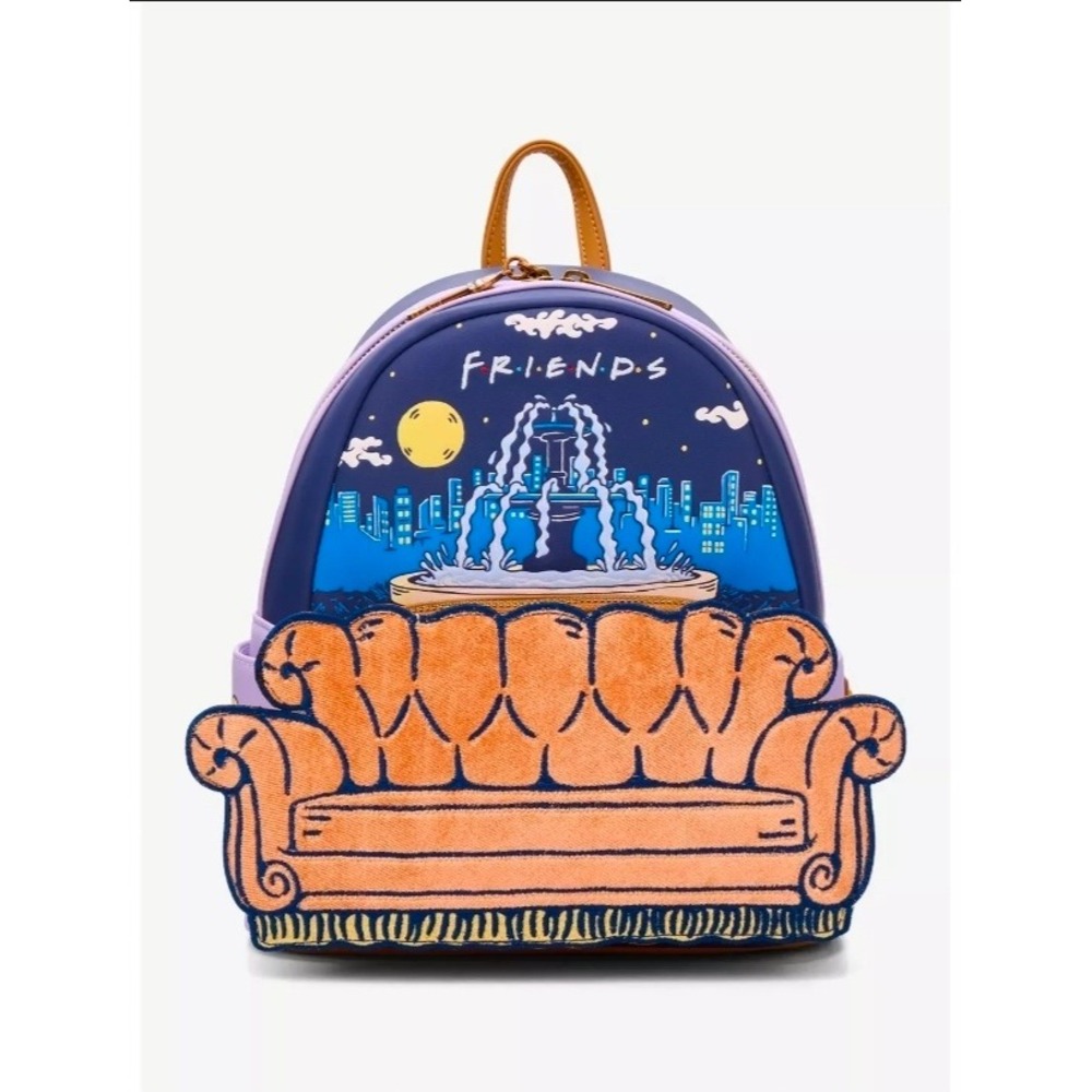 Loungefly Friends tv show themed mini backpack couch - Picture 1 of 3